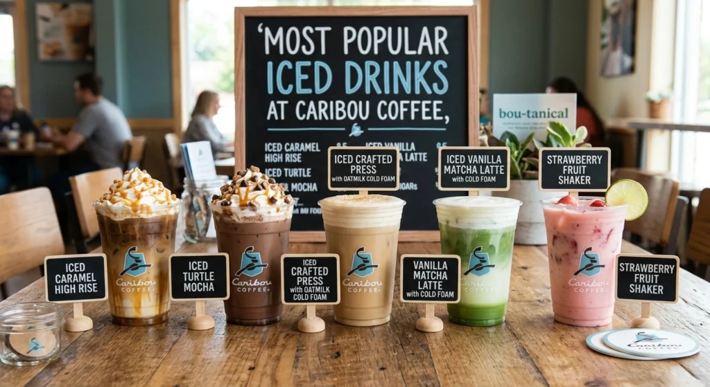 Most Popular Iced Drinks at Caribou Coffee