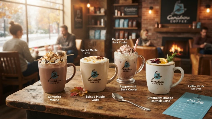 Caribou Coffee Seasonal Drinks Menu 2026