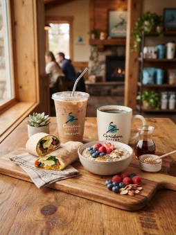 Healthy Caribou Coffee Menu: Low- Calorie Drinks and Food Choices