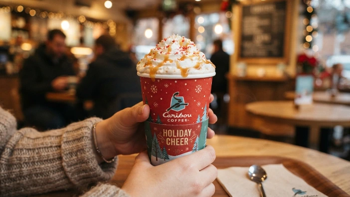 caribou coffee menu holidays
